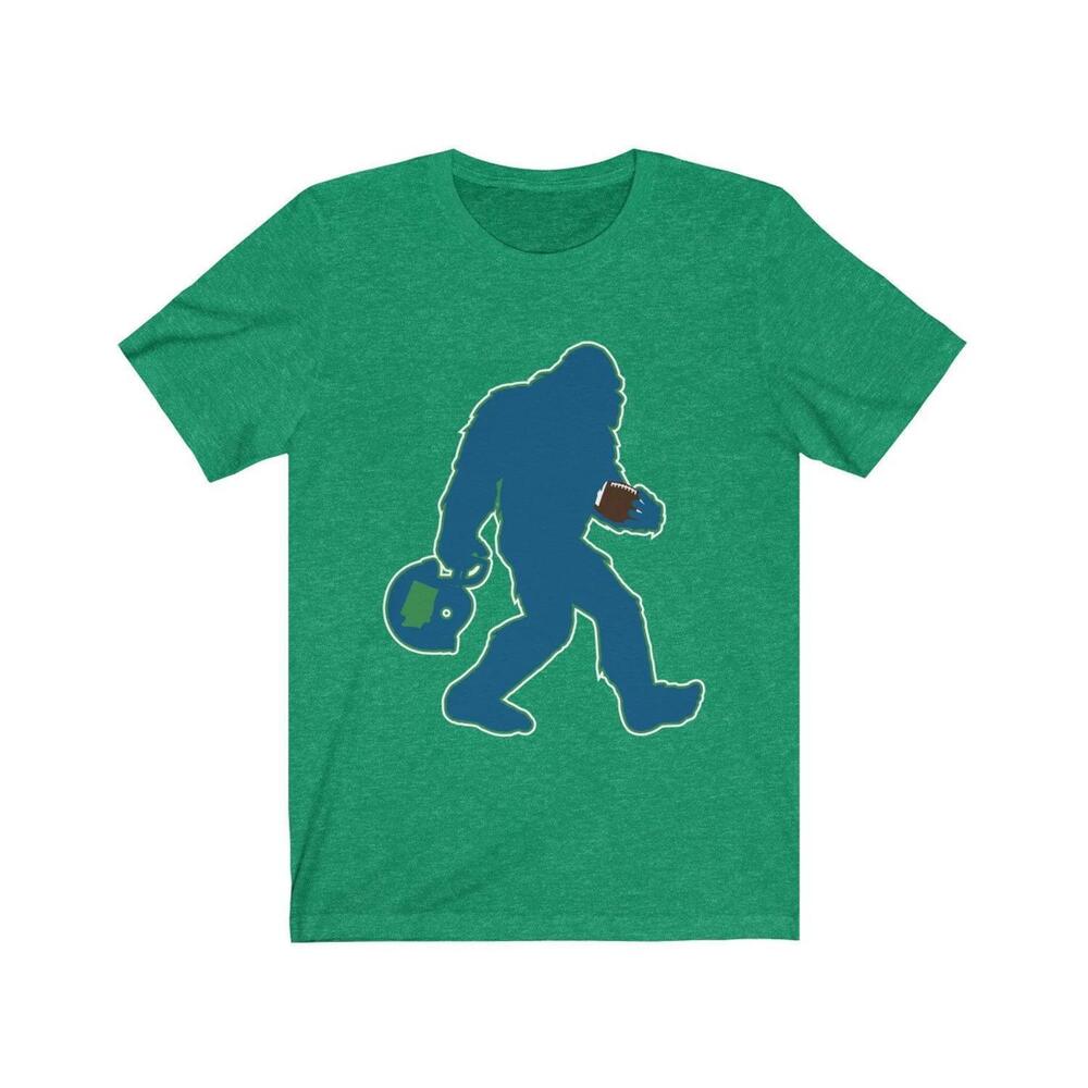 Bigfoot Seattle Football Fan T Shirt For Sasquatch Beleiver
